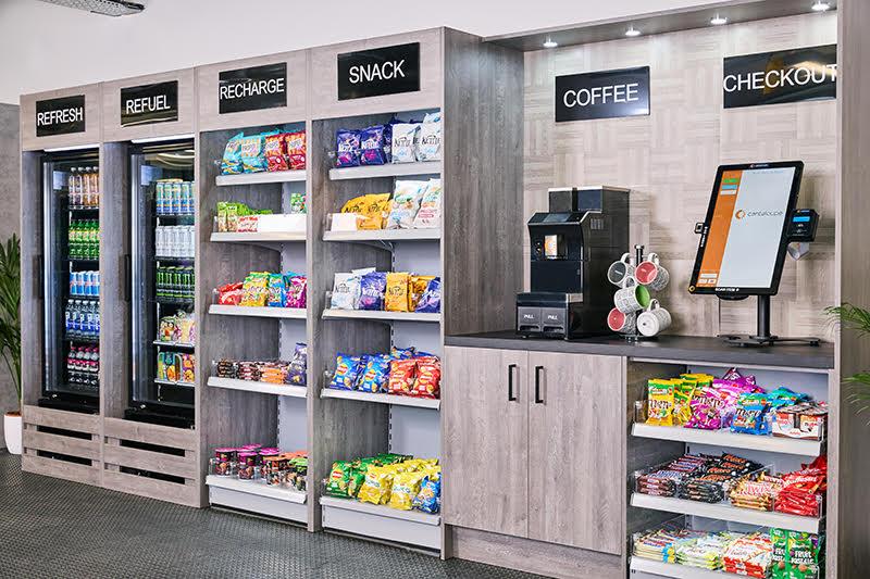Modern vending and micromarket setup