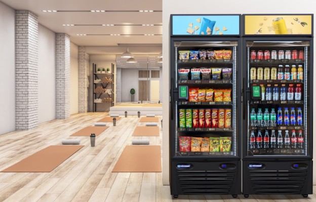 Smart vending in a modern yoga studio